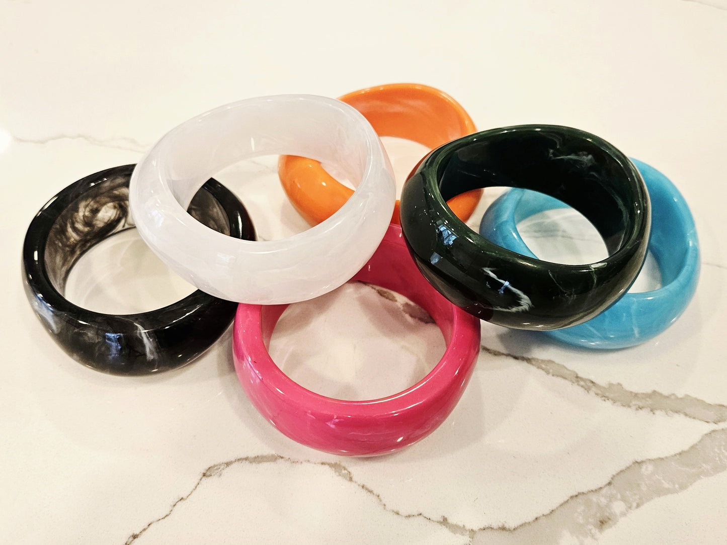Retro Flair Bangle (2.55" diameter) - 6 colors