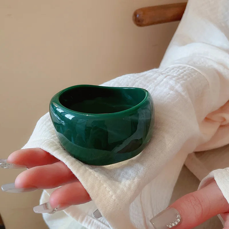 Boho Groove Bangle Green