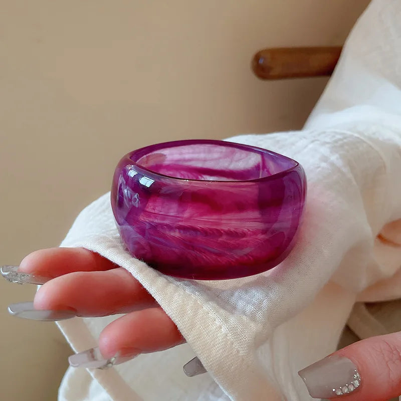 Boho Groove Bangle Purple
