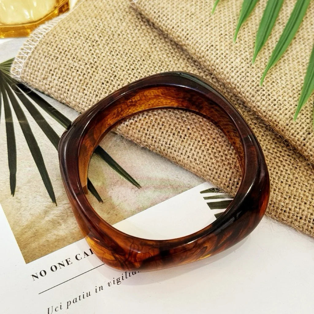 Chisel Chic Bangle Coffee