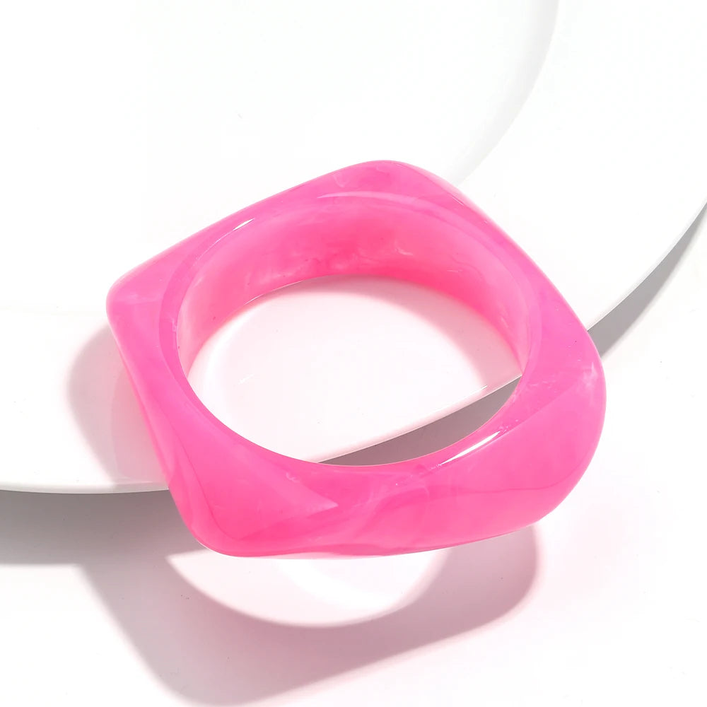 Eclectic Pop Bangle Bold Pink