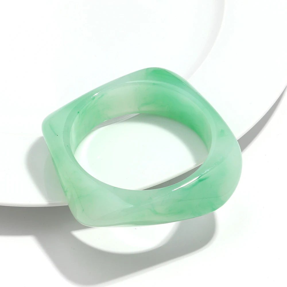 Eclectic Pop Bangle Light Green