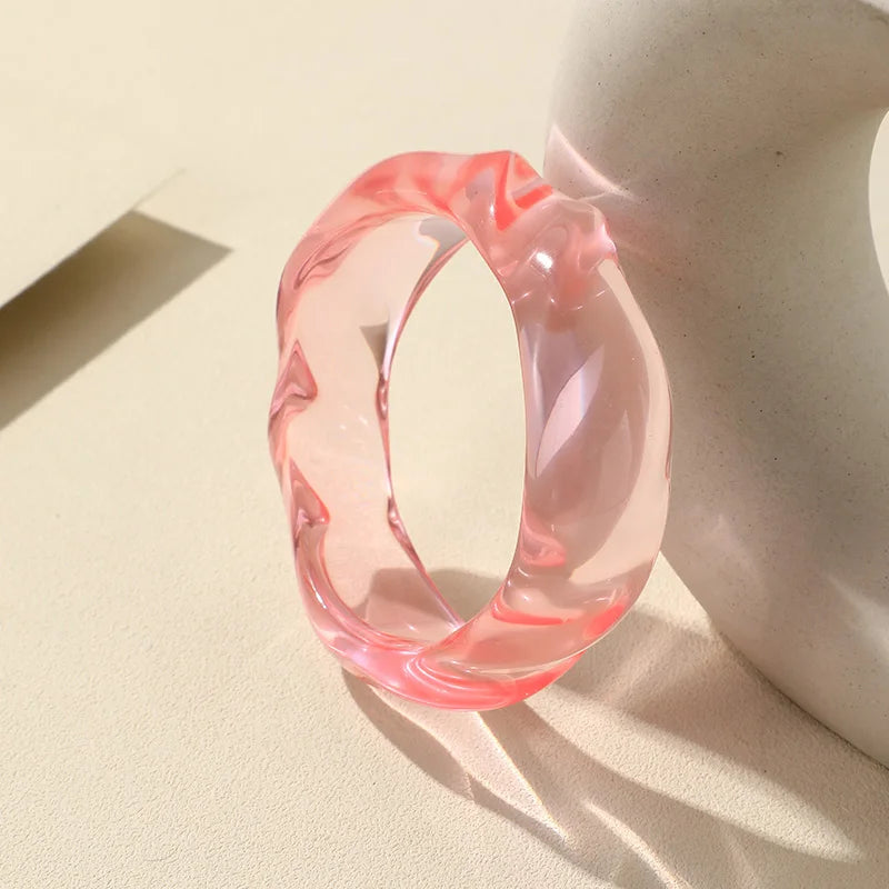 Prism Pulse Bangle Light Pink