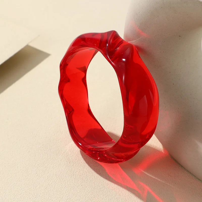 Prism Pulse Bangle Red