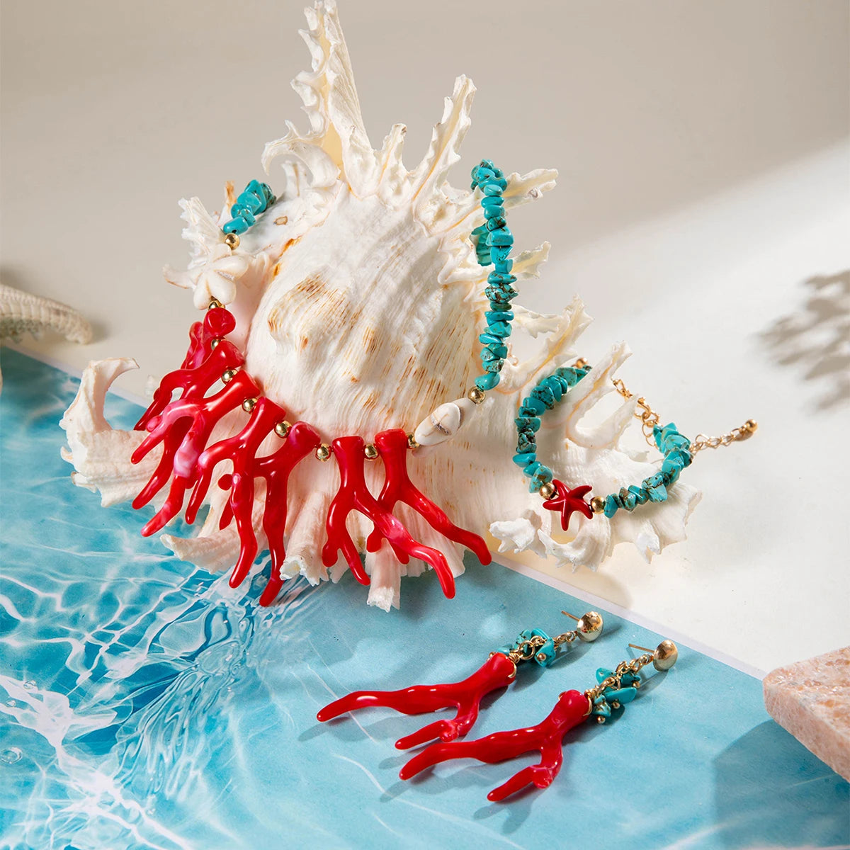 Rhapsody Reef Set (necklace, bracelet and earrings set)