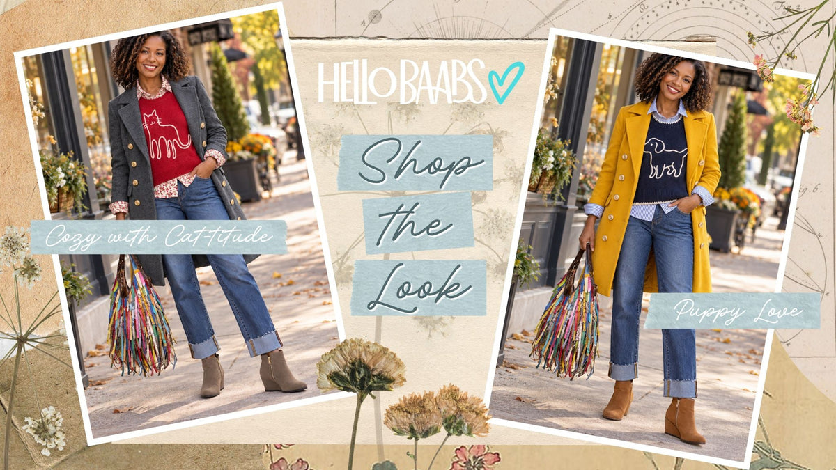 Two Shades of Fall: Burgundy, Blush & a Little Baabs Attitude