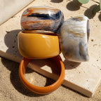 2.44-2.46" Diameter SMALL: AuraMax Bangles - 20 colors - Hello Baabs