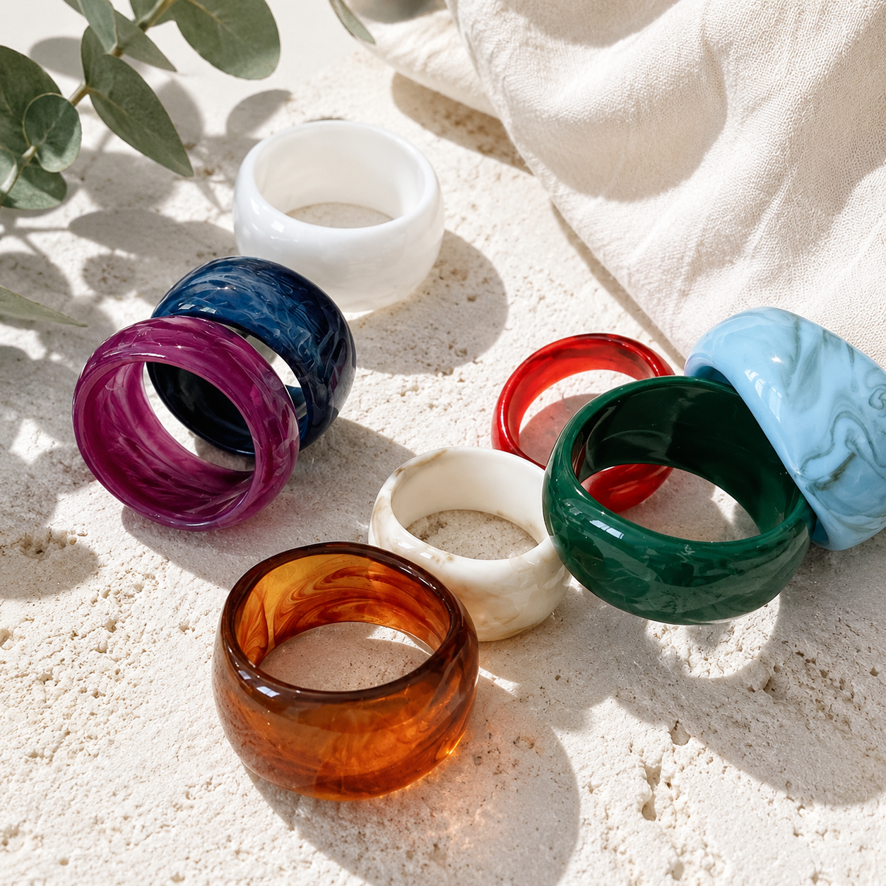 2.44" Diameter SMALL: Boho Groove Bangle - 8 colors - Hello Baabs