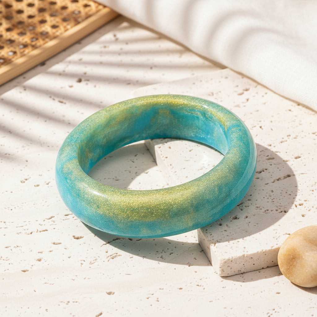 2.44" Diameter SMALL: Lucid Loop Bangle - 11 colors - Hello Baabs