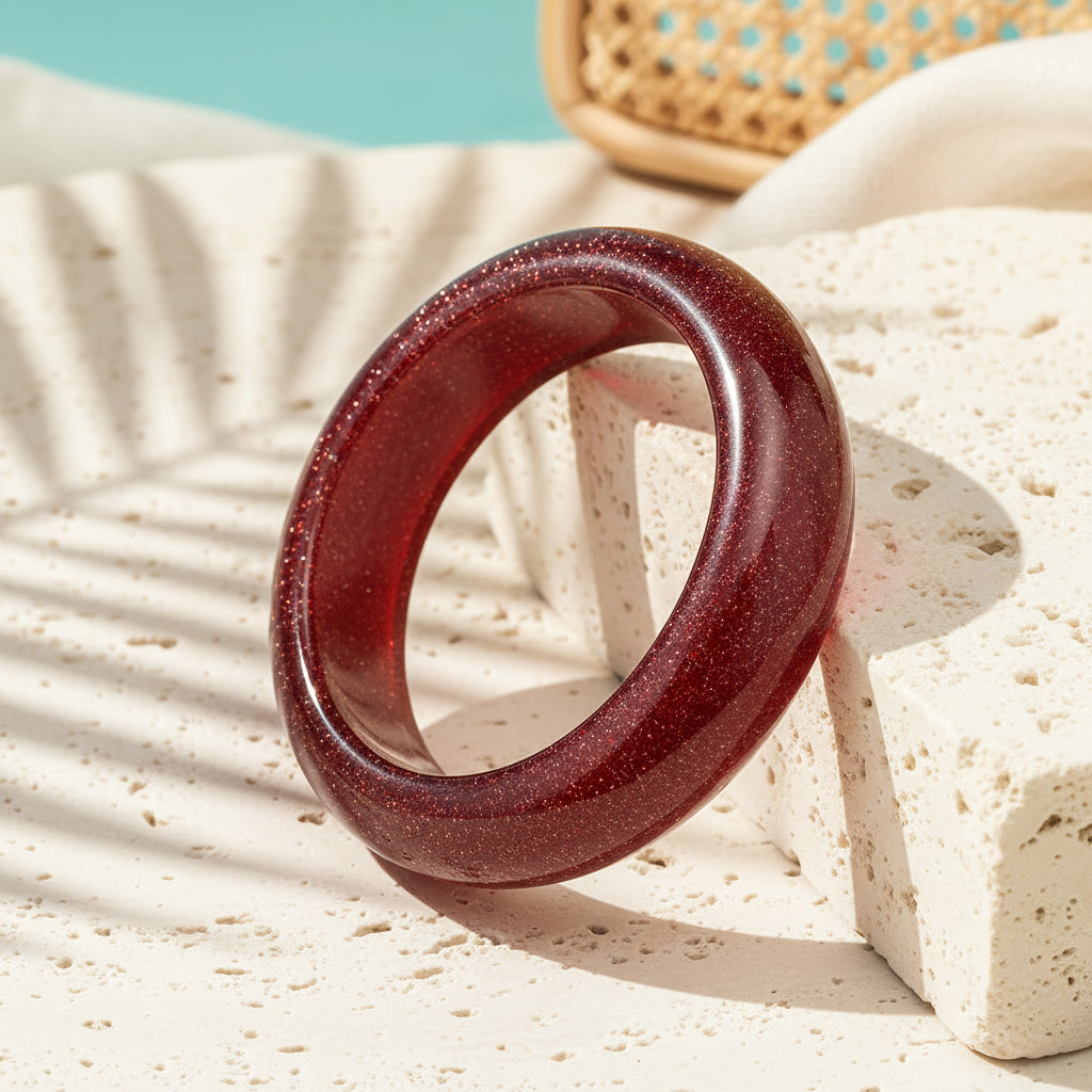 2.44" Diameter SMALL: Lucid Loop Bangle - 11 colors - Hello Baabs