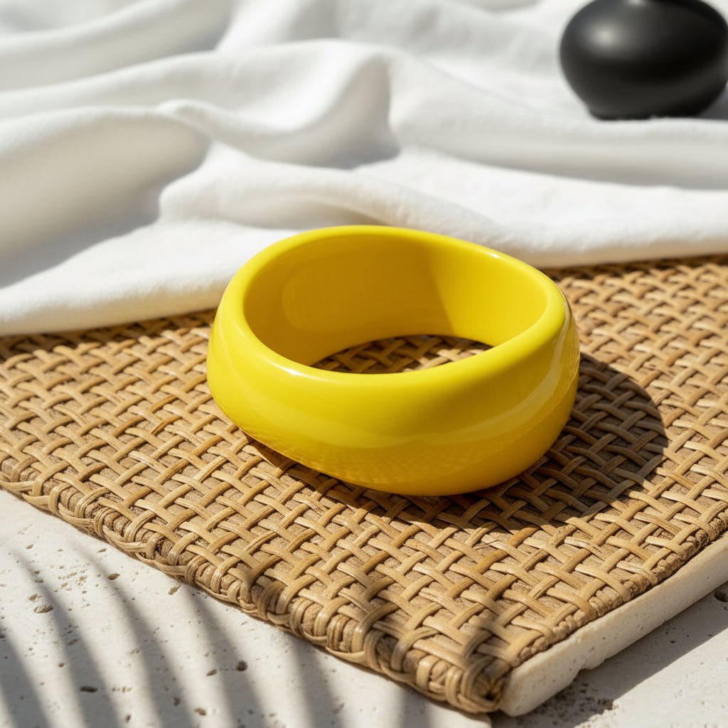 2.44" Diameter SMALL: Retro Flashback Bangle - 6 colors - Hello Baabs