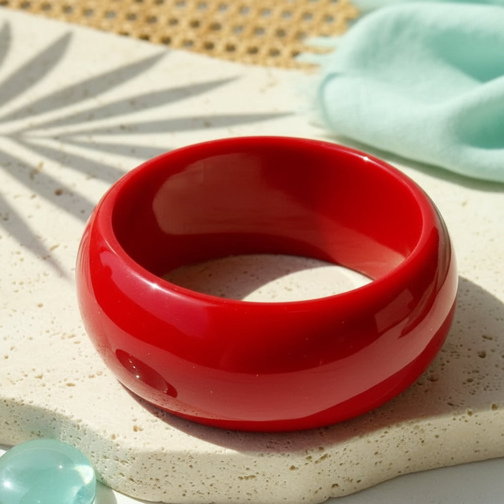 2.44" Diameter SMALL: Retro Flashback Bangle - 6 colors - Hello Baabs