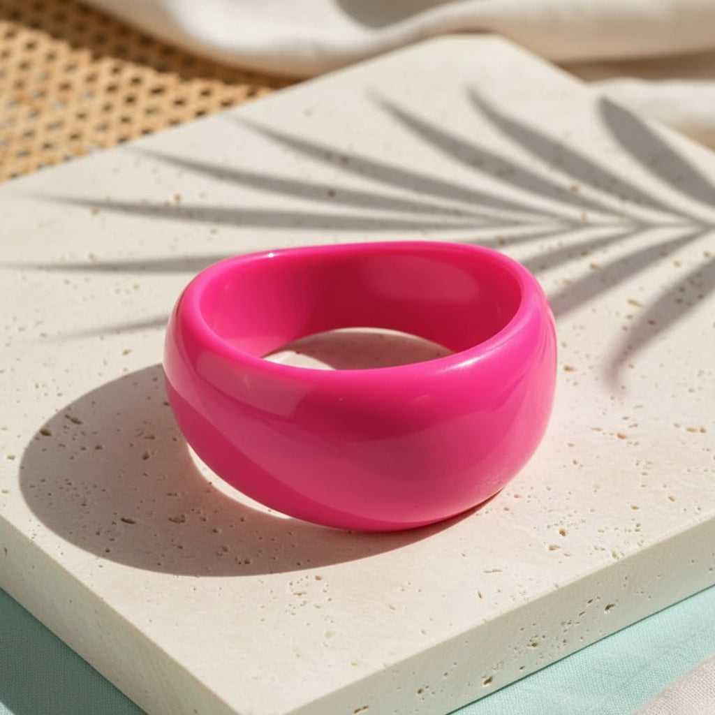 2.44" Diameter SMALL: Retro Flashback Bangle - 6 colors - Hello Baabs