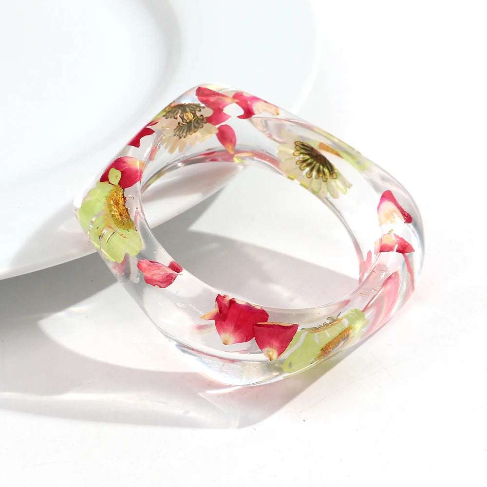 2.50" Diameter: Botanical Breeze Bangle - 7 colors - Hello Baabs