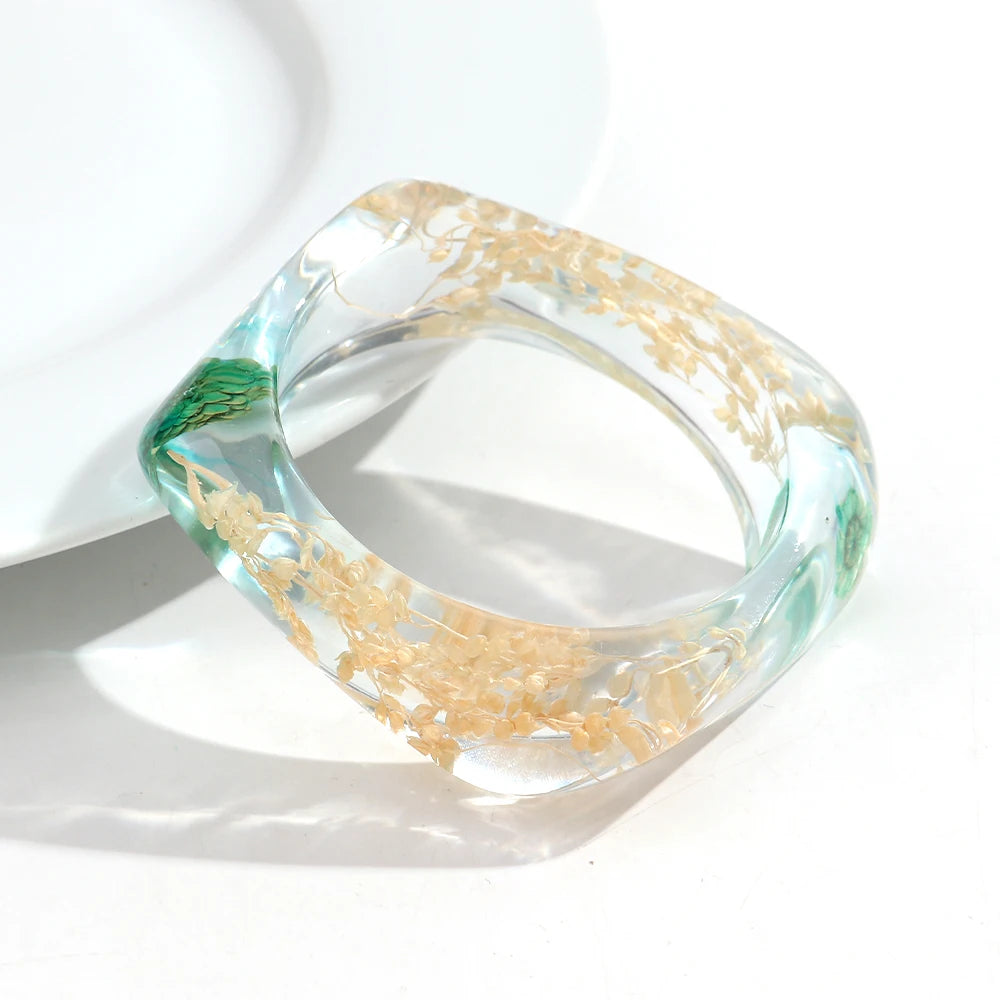 2.50" Diameter: Botanical Breeze Bangle - 7 colors - Hello Baabs