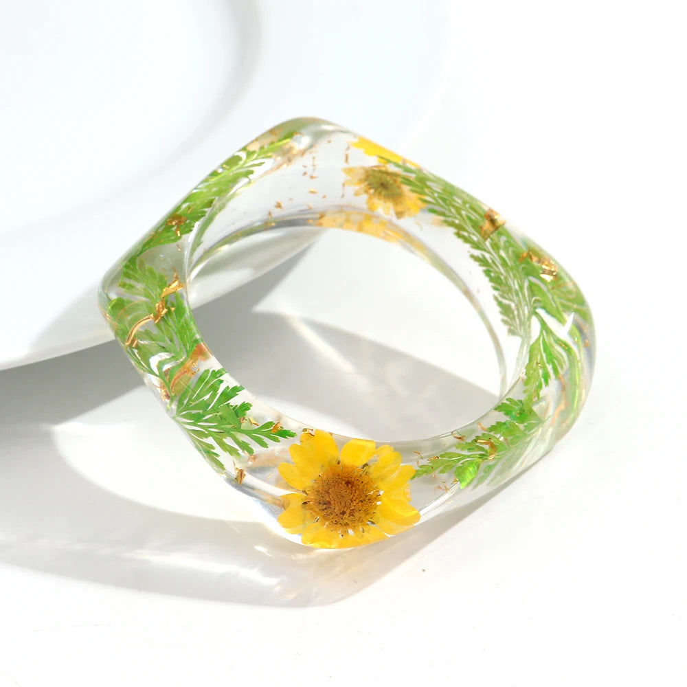 2.50" Diameter: Botanical Breeze Bangle - 7 colors - Hello Baabs