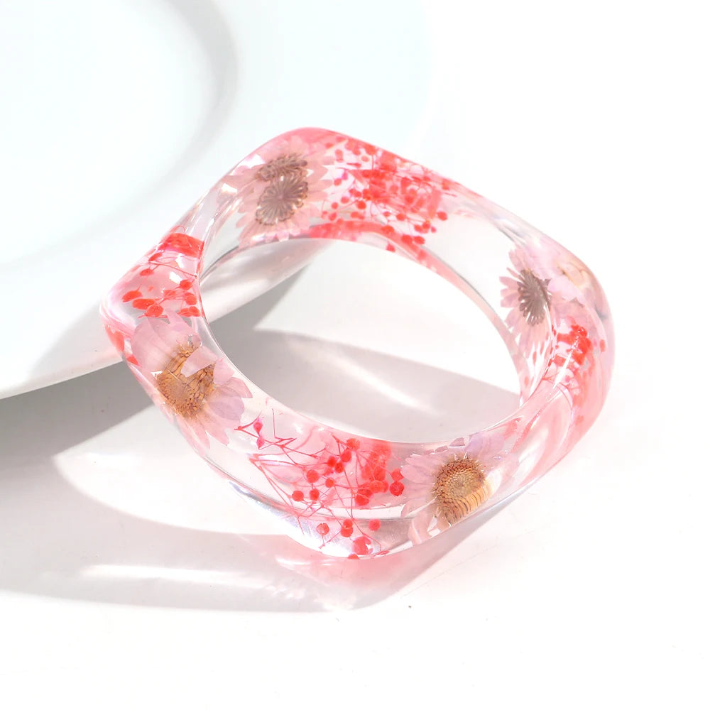 2.50" Diameter: Botanical Breeze Bangle - 7 colors - Hello Baabs