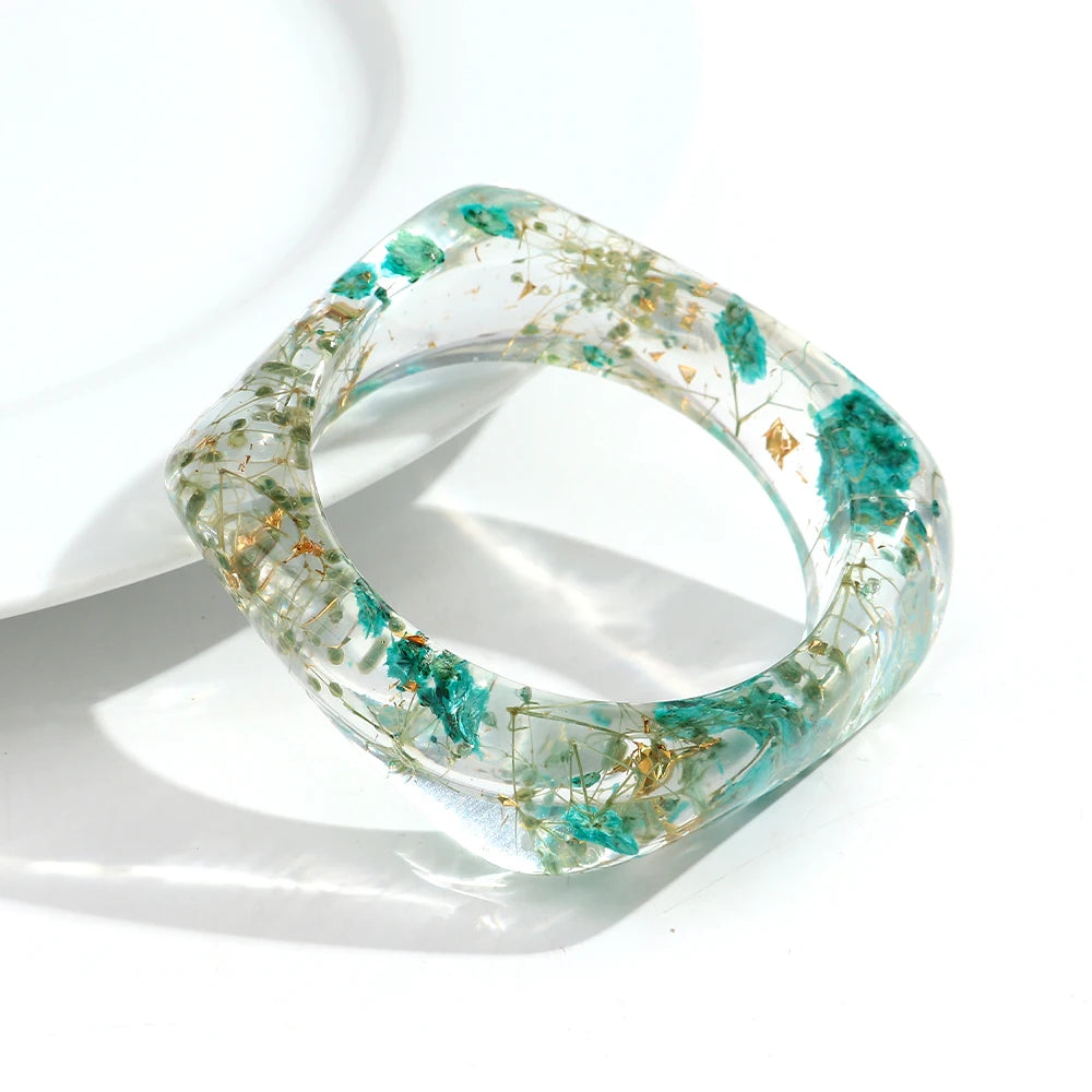 2.50" Diameter: Botanical Breeze Bangle - 7 colors - Hello Baabs