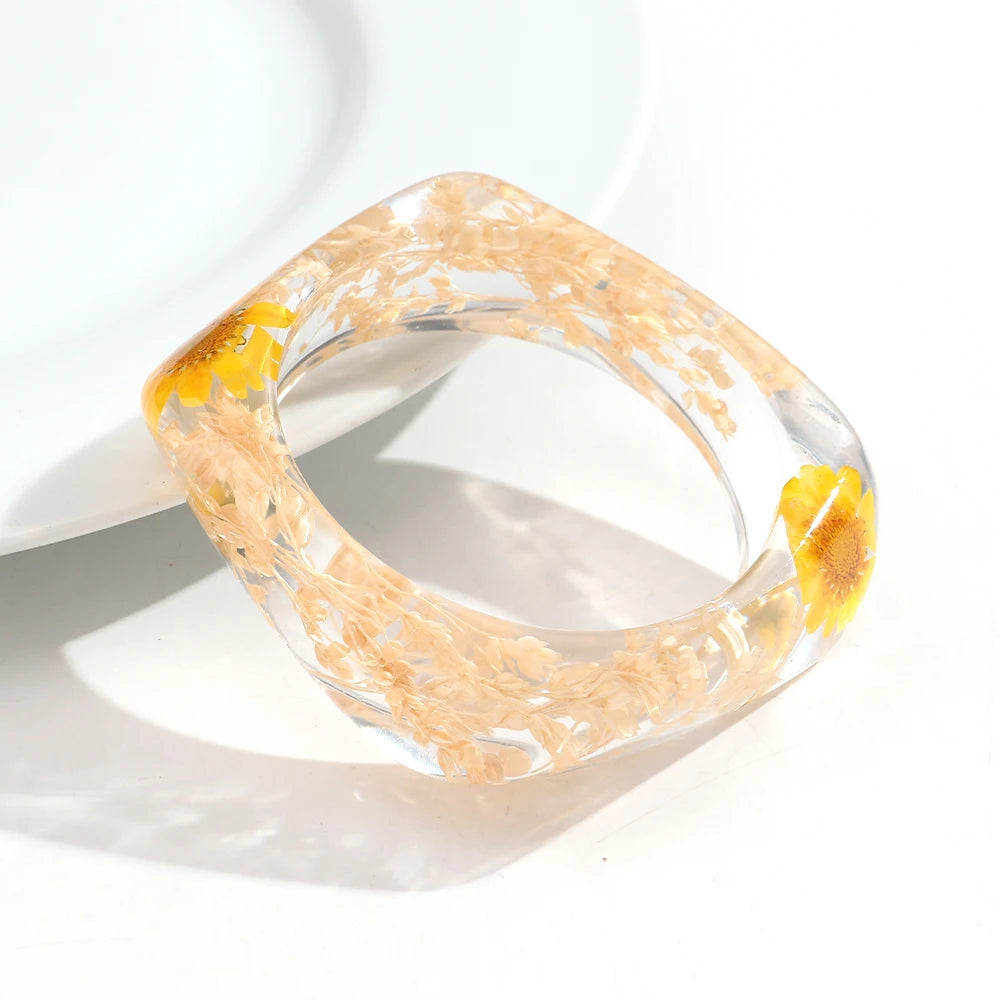 2.50" Diameter: Botanical Breeze Bangle - 7 colors - Hello Baabs