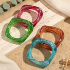 2.50" Diameter: Chisel Glow Bangle - 9 colors - Hello Baabs