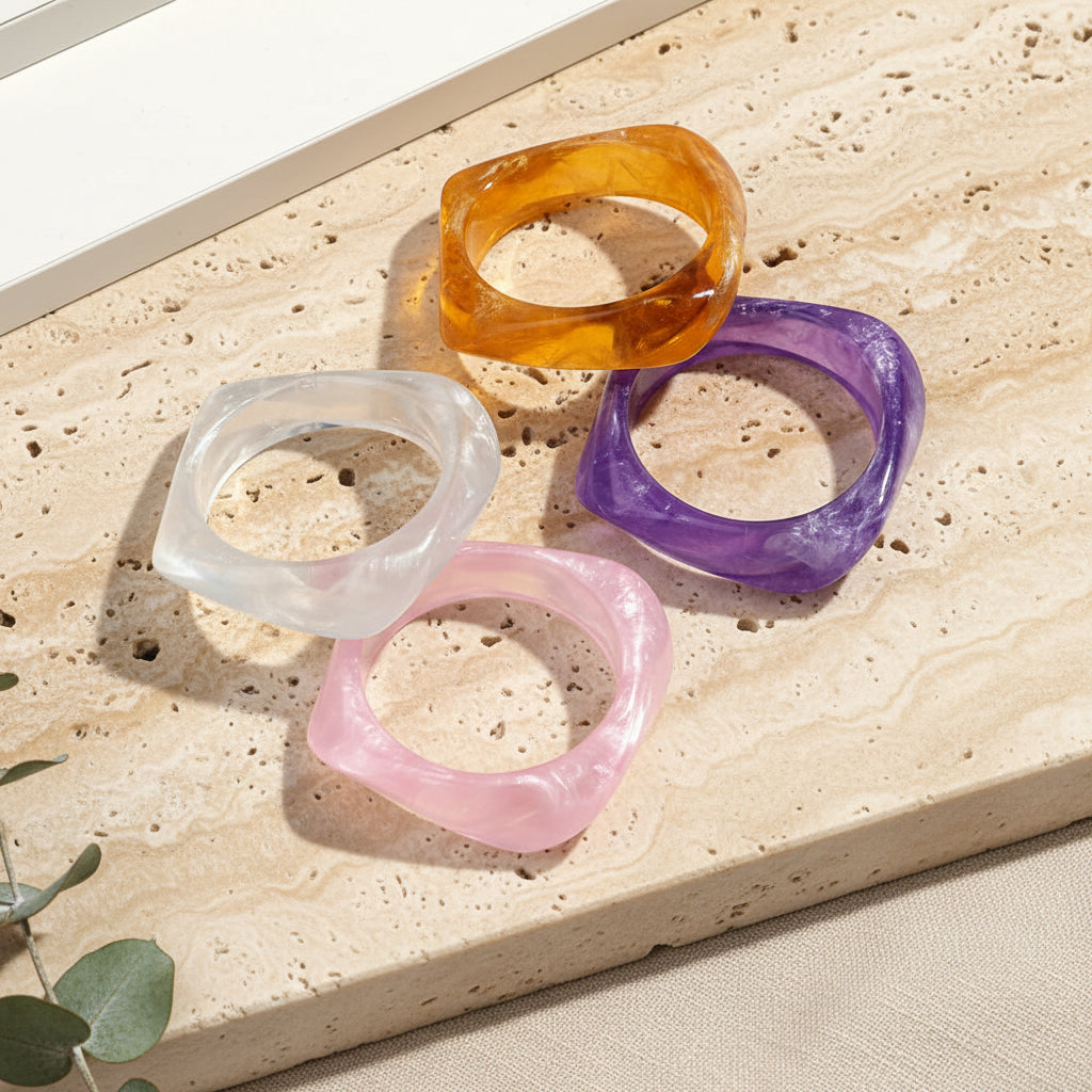 2.50" Diameter: Chisel Glow Bangle - 9 colors - Hello Baabs