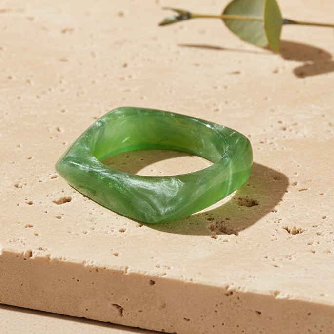 2.50" Diameter: Chisel Glow Bangle - 9 colors - Hello Baabs