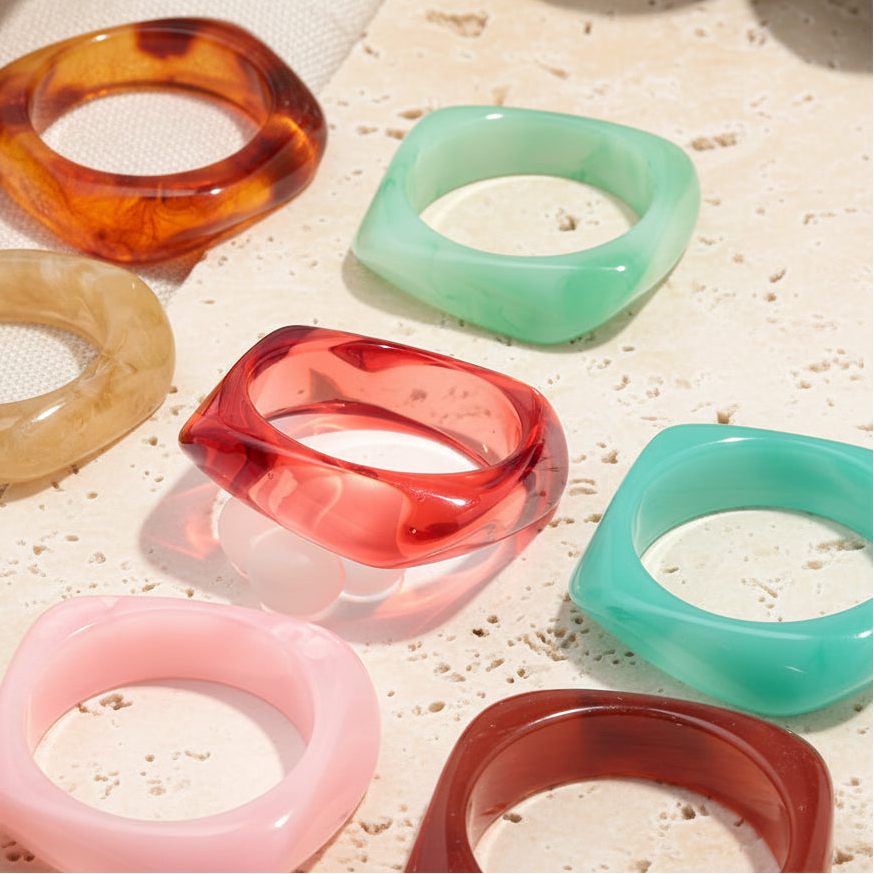 2.50" Diameter: Eclectic Pop Bangle - 13 colors - Hello Baabs