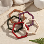 2.50" Diameter: Hex Appeal Bangle - 8 colors - Hello Baabs