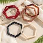 2.50" Diameter: Hex Appeal Bangle - 8 colors - Hello Baabs