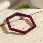 2.50" Diameter: Hex Appeal Bangle - 8 colors - Hello Baabs