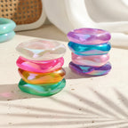 2.50" Diameter: Iridescent Edge Bangles - 8 colors - Hello Baabs