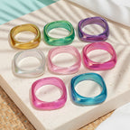 2.50" Diameter: Iridescent Edge Bangles - 8 colors - Hello Baabs