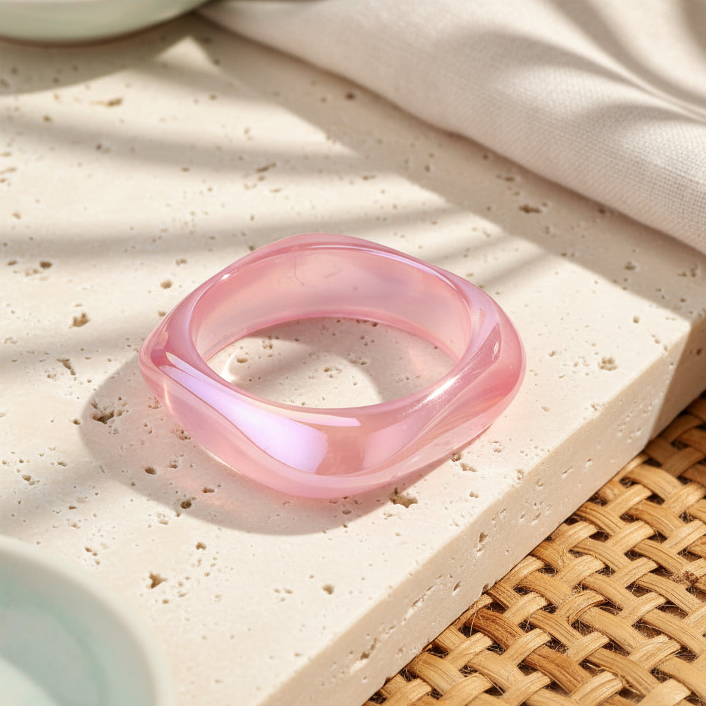 2.50" Diameter: Iridescent Edge Bangles - 8 colors - Hello Baabs