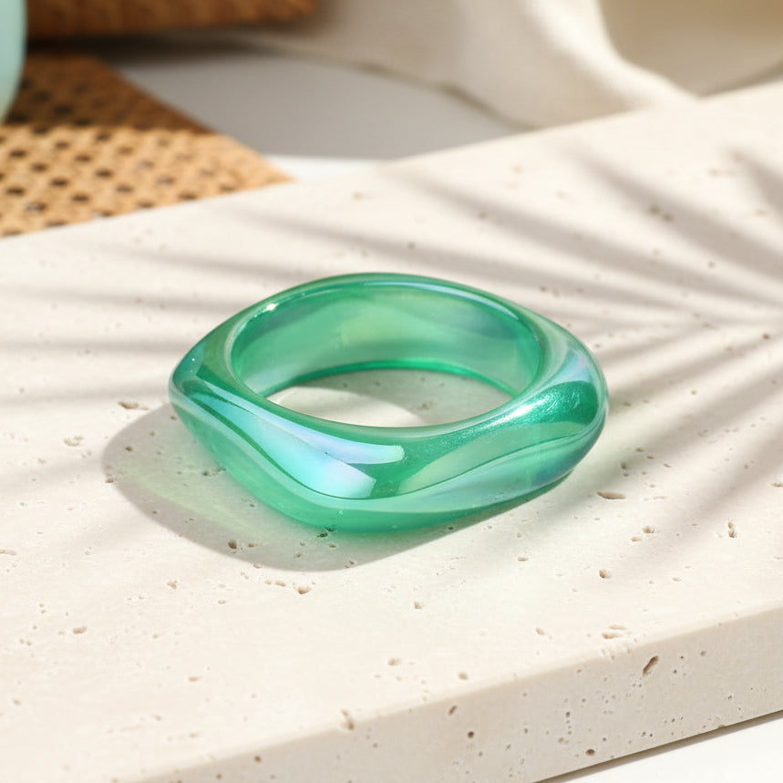 2.50" Diameter: Iridescent Edge Bangles - 8 colors - Hello Baabs