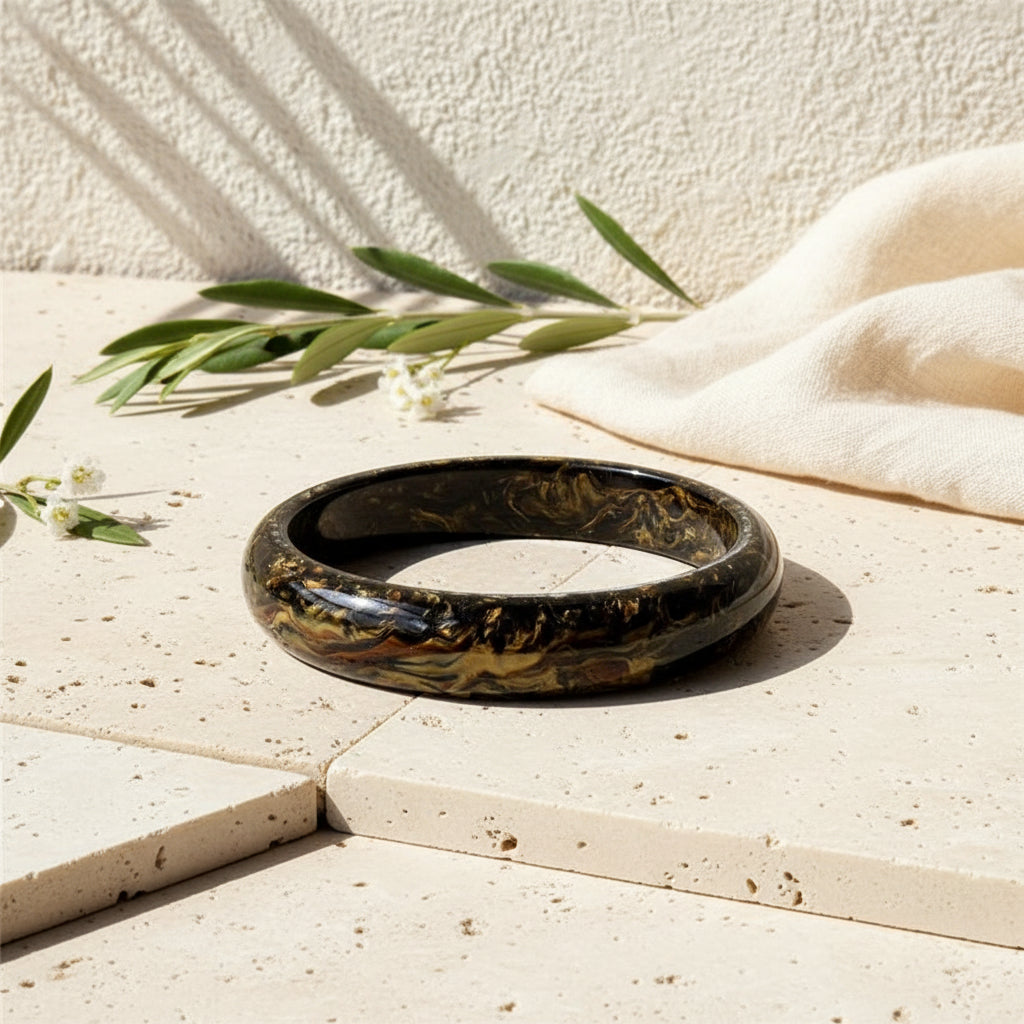 2.50" Diameter: Rooted Radiance Bangle - 5 colors - Hello Baabs