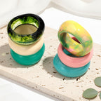 2.50" Diameter: Warped Vibe Bangle - 11 colors - Hello Baabs