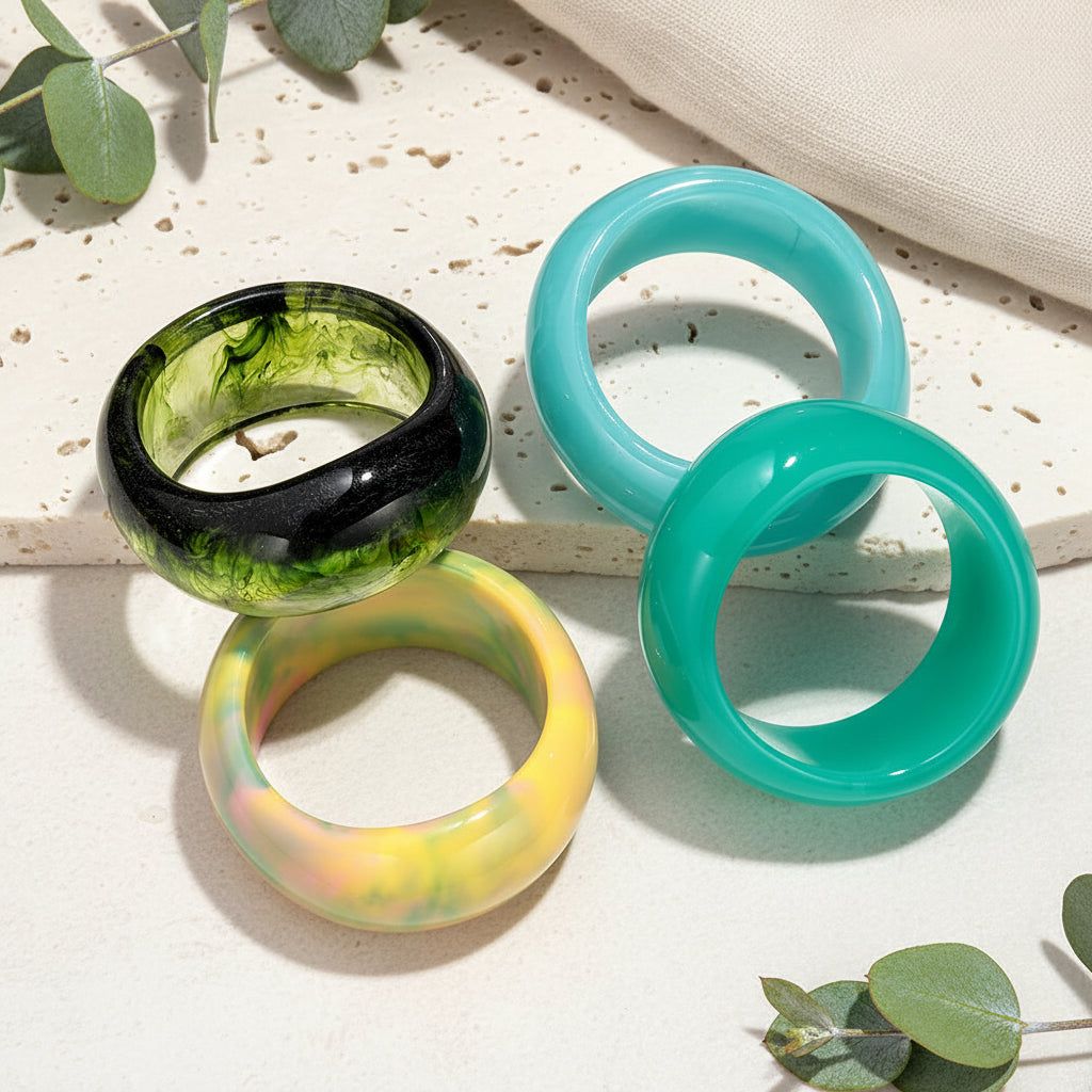 2.50" Diameter: Warped Vibe Bangle - 11 colors - Hello Baabs