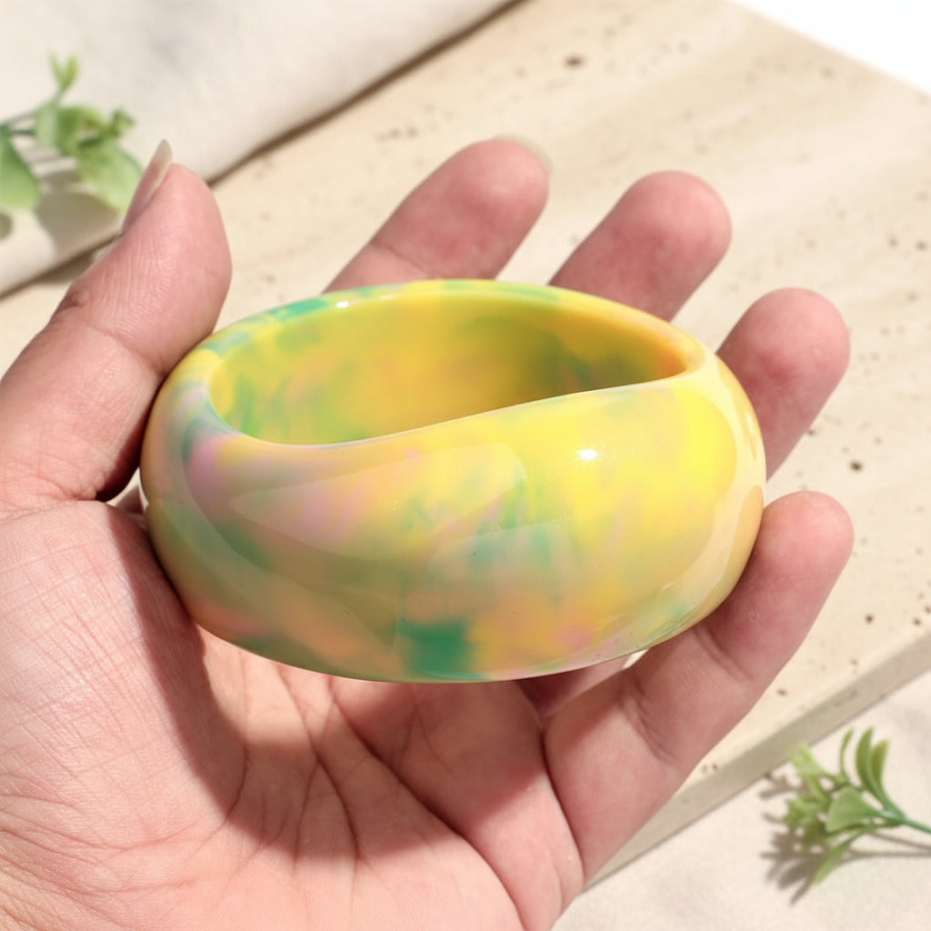 2.50" Diameter: Warped Vibe Bangle - 11 colors - Hello Baabs