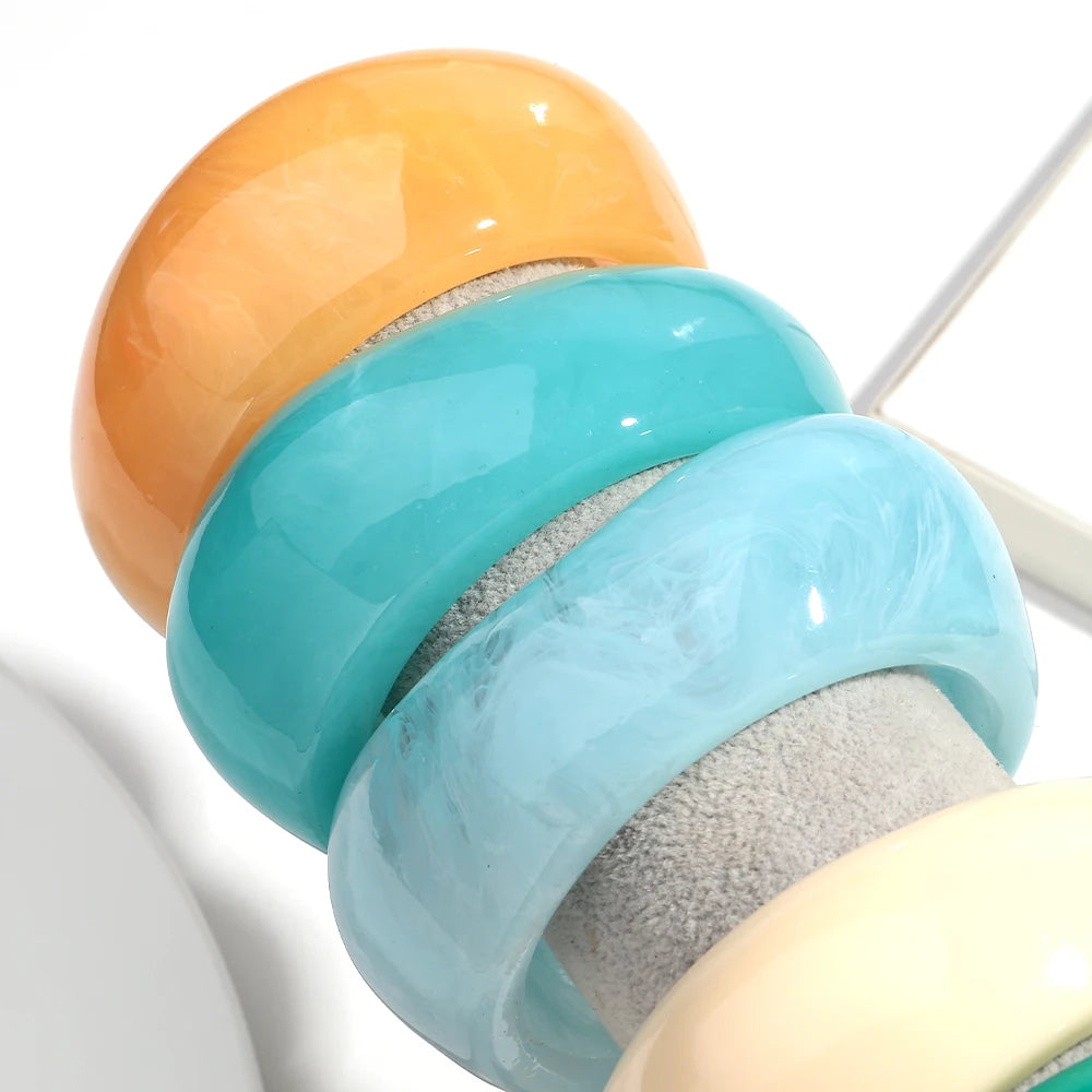 2.50" Diameter: Warped Vibe Bangle - 11 colors - Hello Baabs