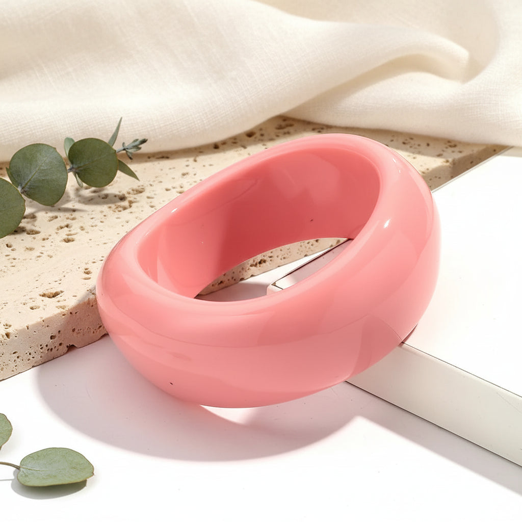 2.50" Diameter: Warped Vibe Bangle - 11 colors - Hello Baabs