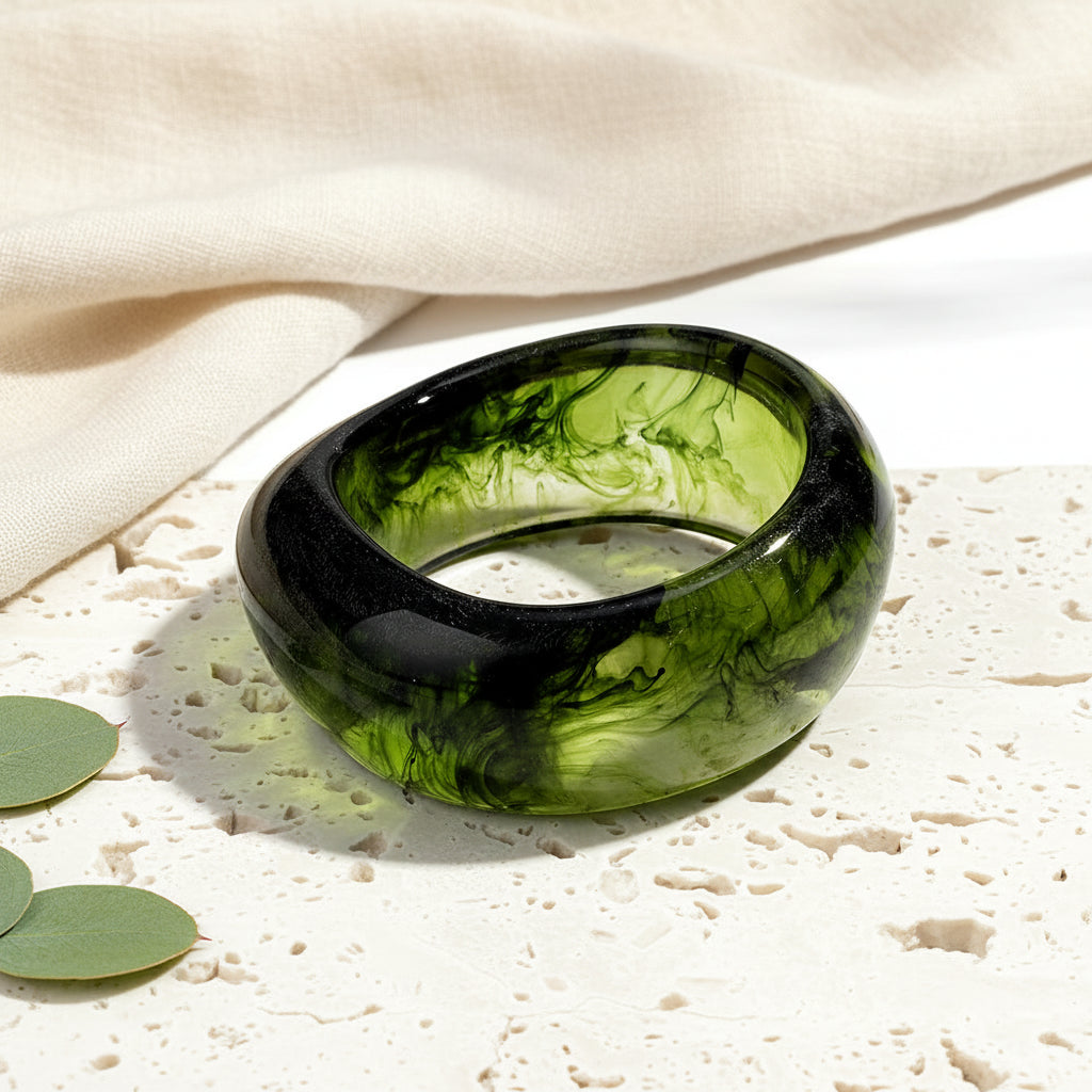 2.50" Diameter: Warped Vibe Bangle - 11 colors - Hello Baabs