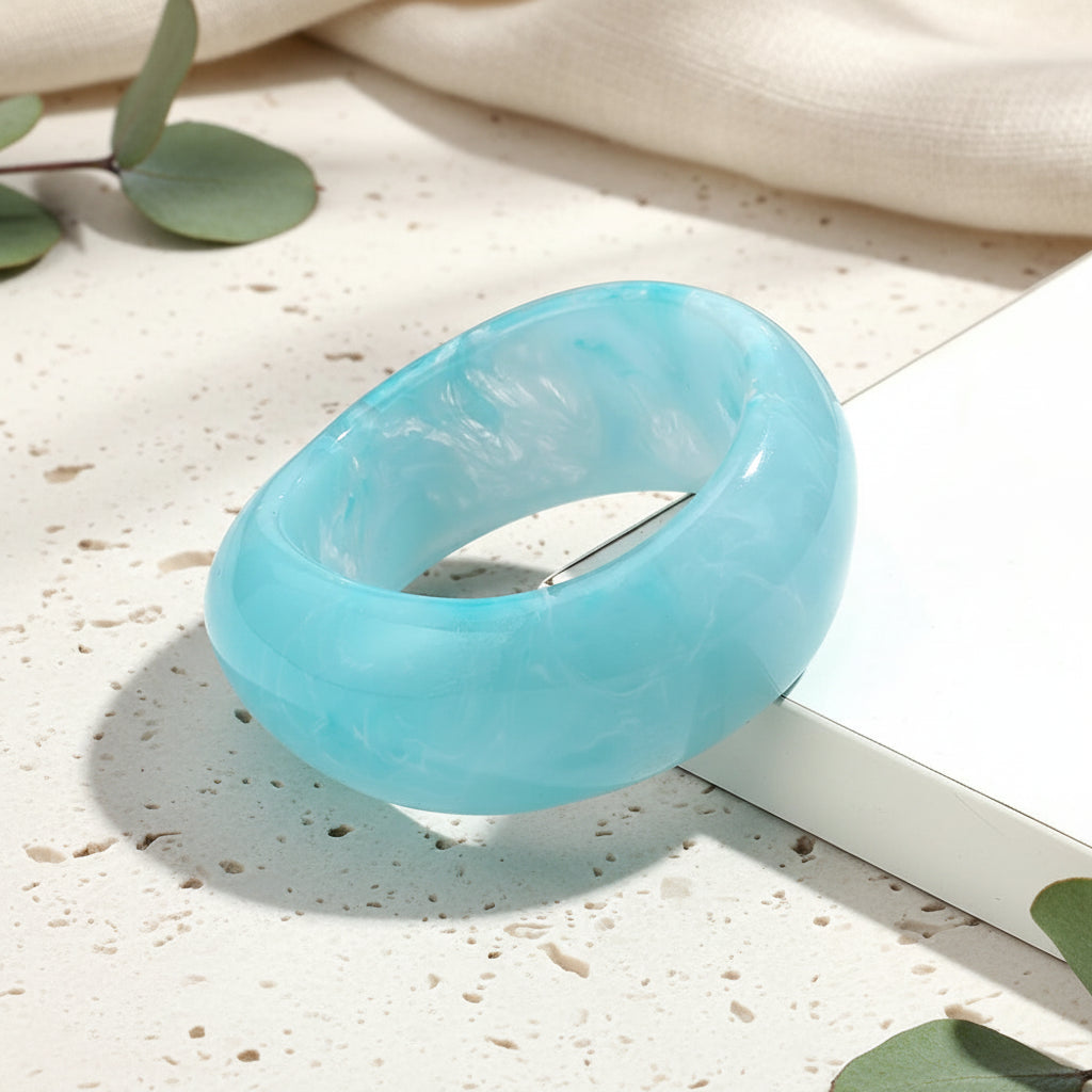 2.50" Diameter: Warped Vibe Bangle - 11 colors - Hello Baabs