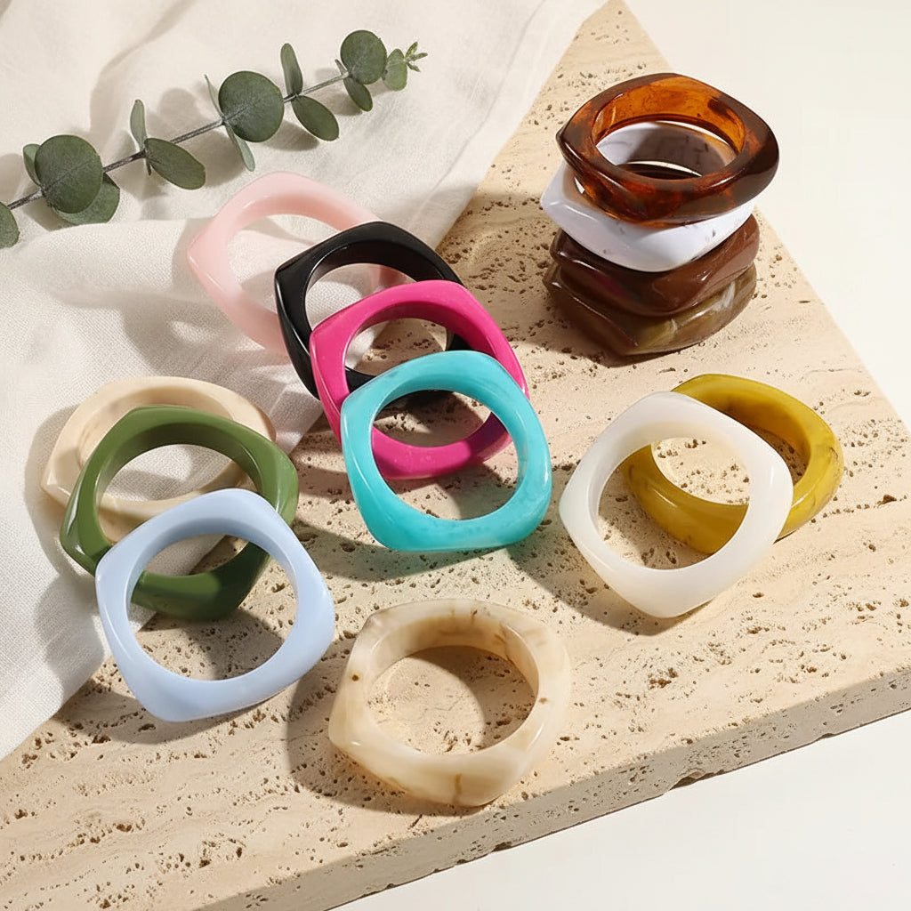 2.52" Diameter: Chisel Chic 2.0 Bangle - 12 colors - Hello Baabs