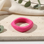 2.52" Diameter: Chisel Chic 2.0 Bangle - 12 colors - Hello Baabs