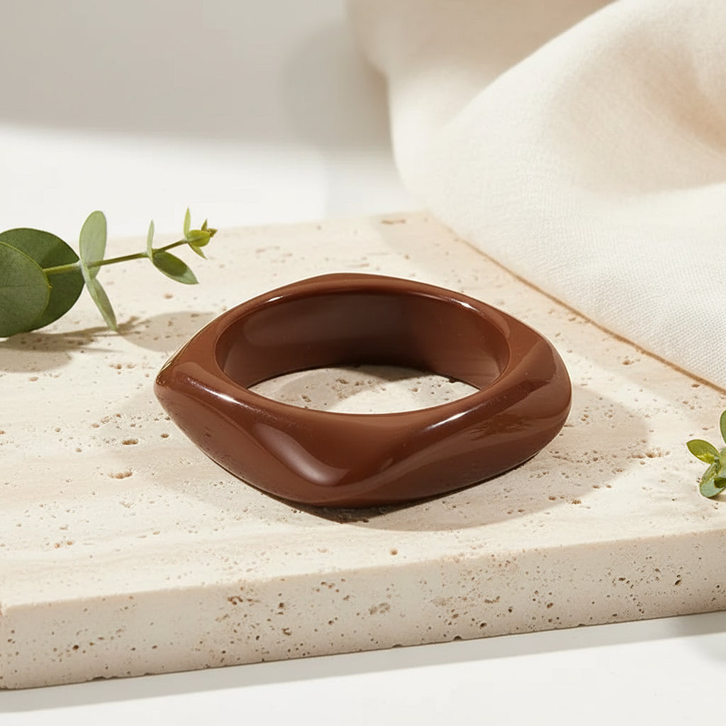2.52" Diameter: Chisel Chic 2.0 Bangle - 12 colors - Hello Baabs