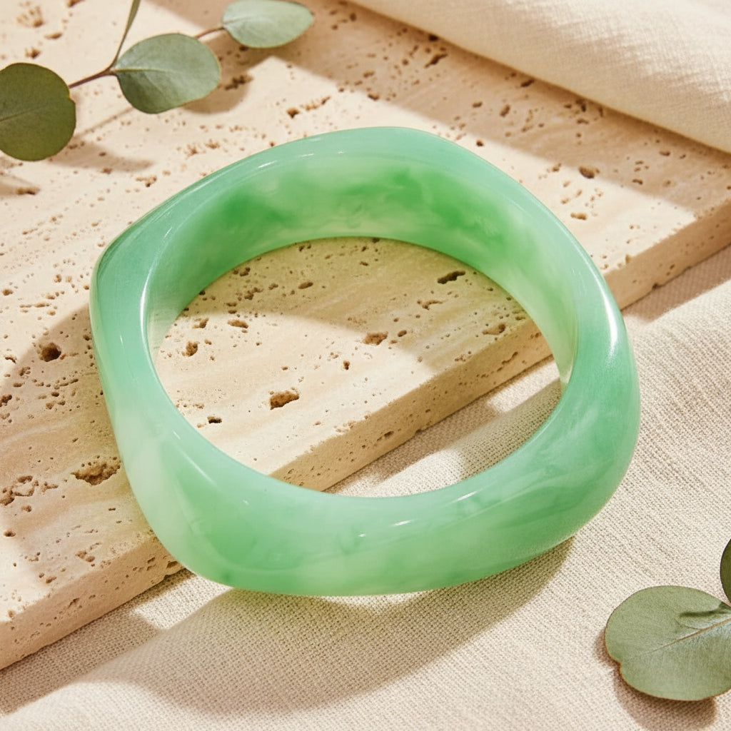 2.52" Diameter: Chisel Chic Bangle - 8 colors - Hello Baabs