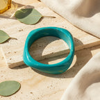 2.52" Diameter: Chisel Chic Bangle - 8 colors - Hello Baabs