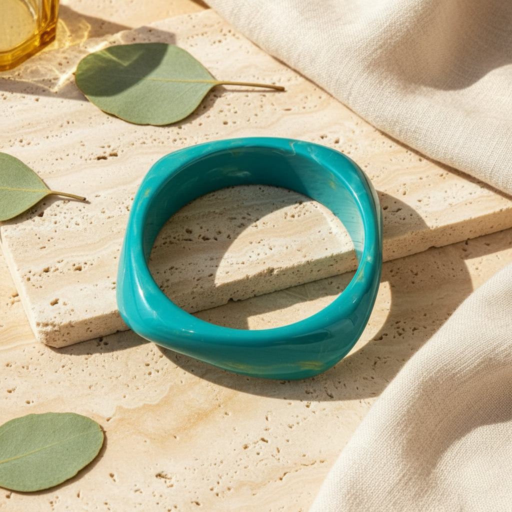2.52" Diameter: Chisel Chic Bangle - 8 colors - Hello Baabs