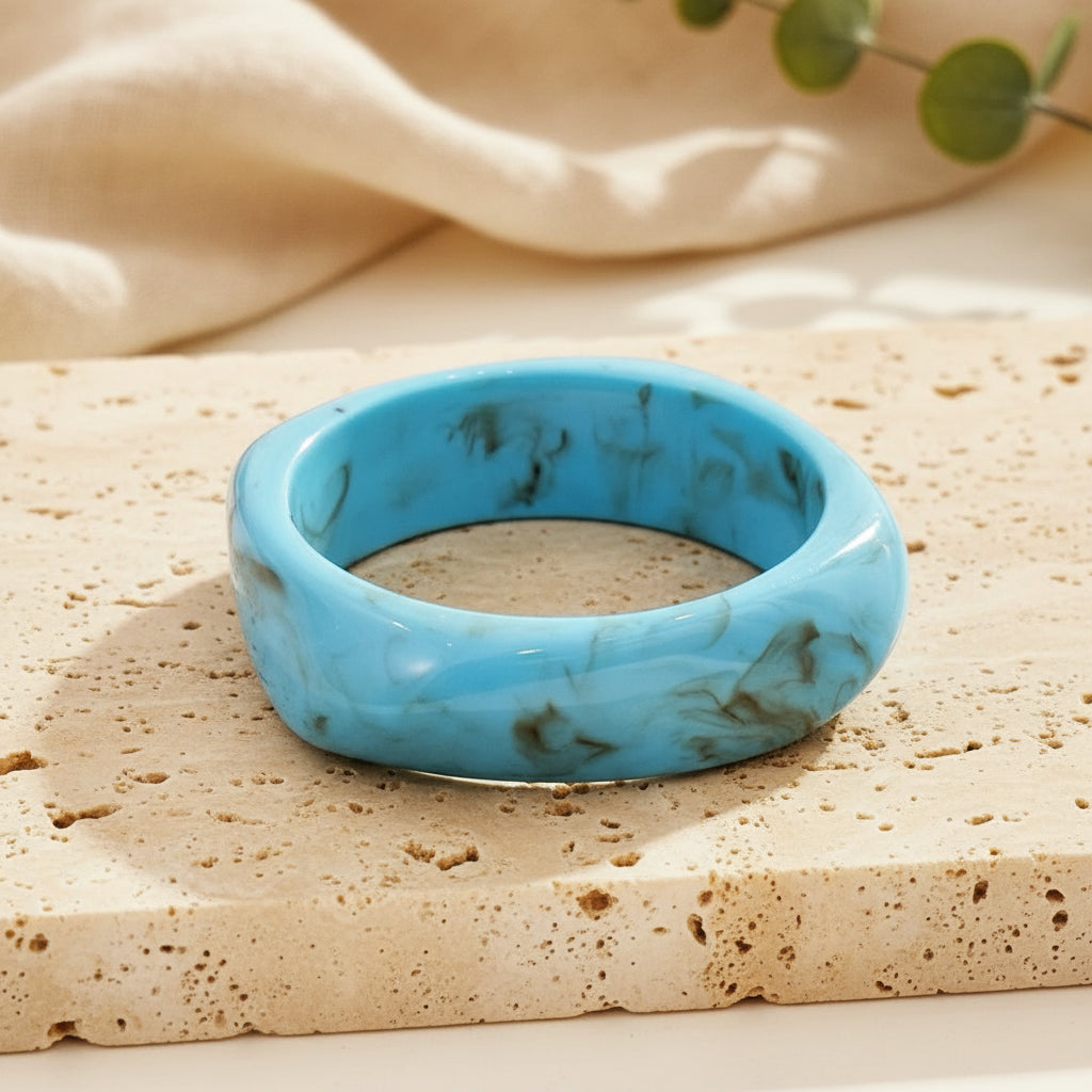 2.52" Diameter: Chisel Chic Bangle - 8 colors - Hello Baabs