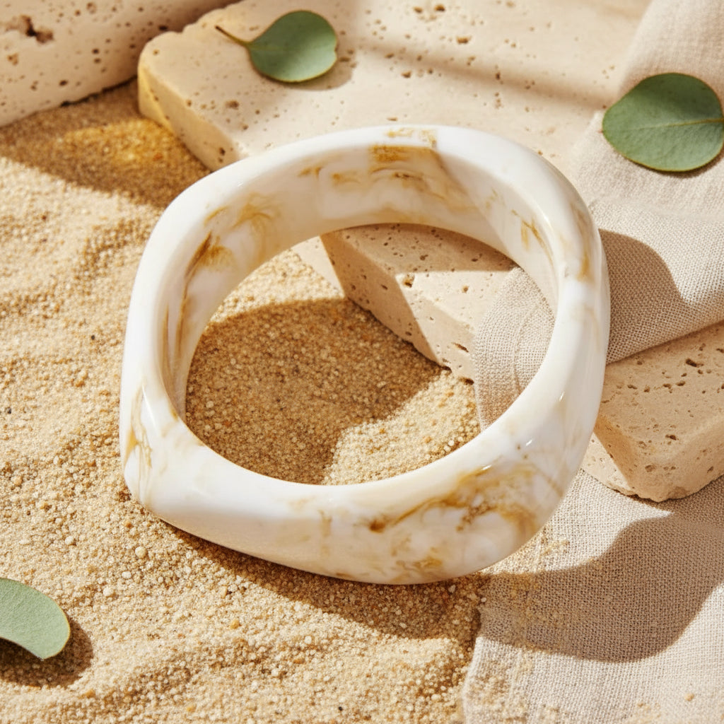 2.52" Diameter: Chisel Chic Bangle - 8 colors - Hello Baabs